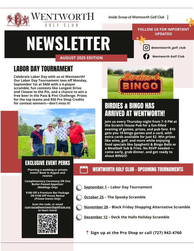 August Newsletter